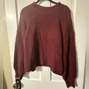Old Navy burgundy sweater